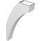 Ekena Millwork 3 1/2-in. W x 12-in. D x 24-in. H Thorton Architectural Grade PVC Knee Brace BRCP035X12X24THR - alternate 5
